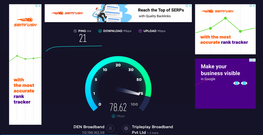 ookla speed test online pc