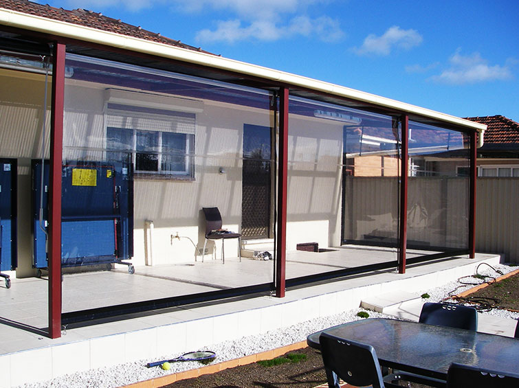 Install Retractable Clear Vinyl Curtains to Make your Patio Weatherproof